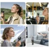USAMS Ice-Cooling digitális nagysebességű ventilátor 2000mAh feket-6958444977638 6 kép