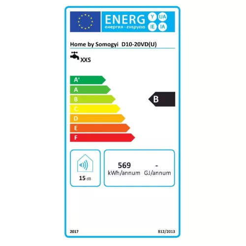 HOME D10-20VD(U) Compact elektromos vízmelegítő, bojler, 2000 W, 10-5999084978167 4 kép