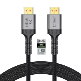 Tech-Protect UltraBoost HDMI 2.1 kábel 4K 120Hz / 8K 60Hz 200 cm feke-5906302323685 1 kép