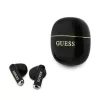 Guess Gold Line Glossy Classic Logo TWS Vezeték nélküli Fülhallgató Fekete