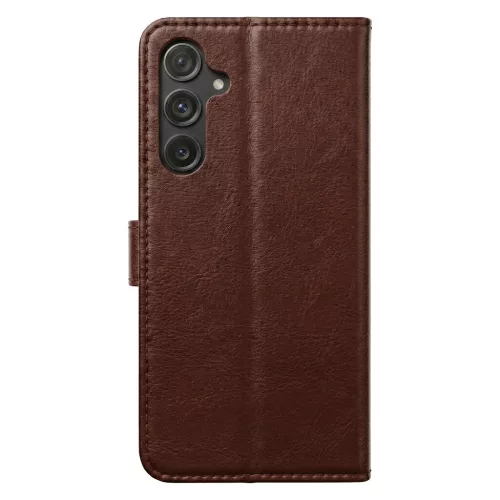 Samsung Galaxy S26 Ultra Smart Luxe bőr tok barna tok-5908067002713 3 kép