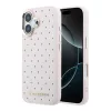  iPhone 17 Pink Karl Lagerfeld PU Perforated Gold Dots MagSafe tok-3666339625924 1 kép