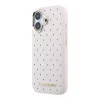  iPhone 17 Pink Karl Lagerfeld PU Perforated Gold Dots MagSafe tok-3666339625924 2 kép