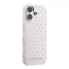  iPhone 17 Pink Karl Lagerfeld PU Perforated Gold Dots MagSafe tok-3666339625924 4 kép