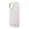  iPhone 17 Pink Karl Lagerfeld PU Perforated Gold Dots MagSafe tok-3666339625924 5 kép
