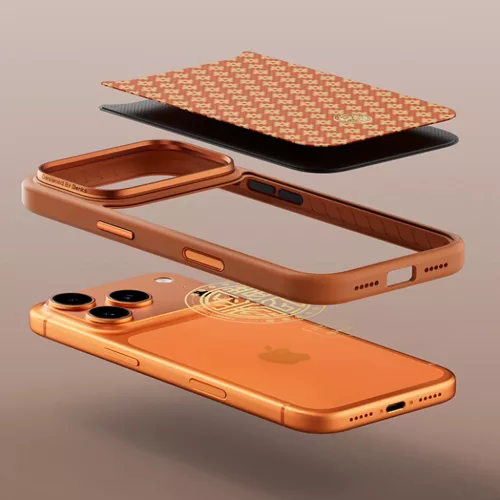  iPhone 17 Pro narancs Benks Magnetic Armor Pro Armor Grid Kevlar tok -6948005921064 7 kép