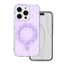 iPhone 15 Pro Bubble Dots Mag tok lila-5908067004328 1 kép