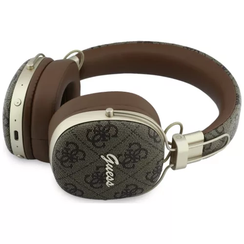Guess Bluetooth ENC Metal 4G Script Logo barna vezeték nélküli Blue-3666339627737 2 kép