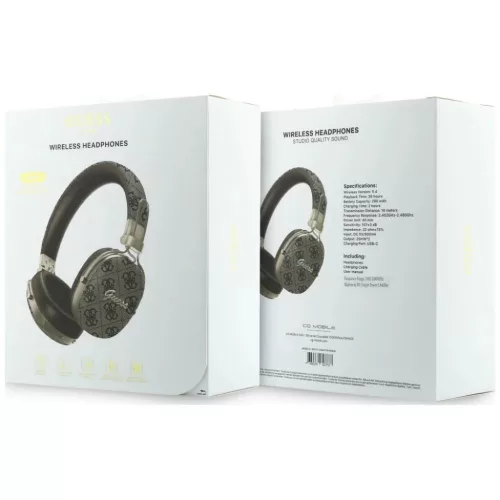 Guess Bluetooth ENC Metal 4G Script Logo barna vezeték nélküli Blue-3666339627737 4 kép