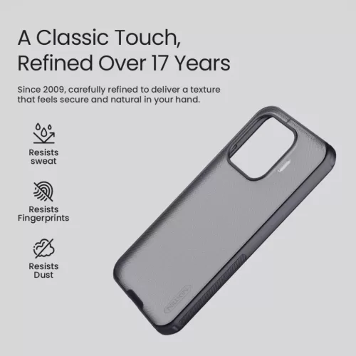 Xiaomi 17T Nillkin Super Frosted PRO áttetsző fekete tok-6902048313187 3 kép
