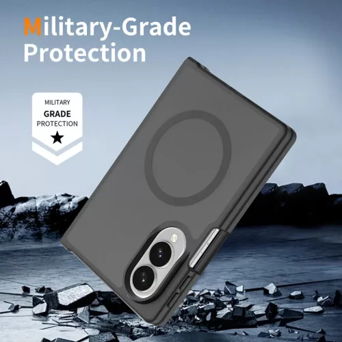 Samsung Galaxy Z Fold8 Techsuit PureFrost MagSafe matt fekete tok-5949419374485 4 kép