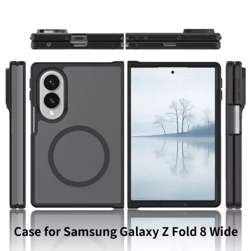 Samsung Galaxy Z Fold8 Techsuit PureFrost MagSafe matt fekete tok-5949419374485 6 kép