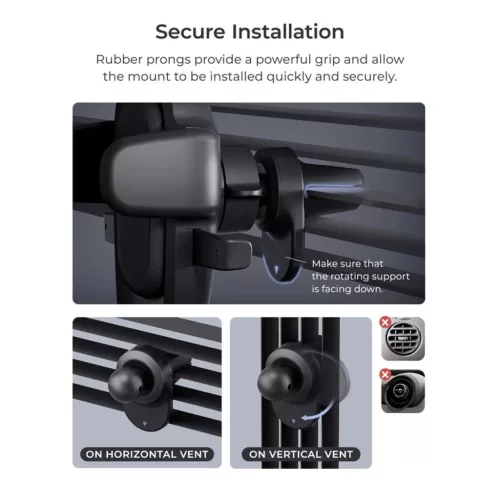 iOttie Easy One Touch 6 Air Vent Mount telefontartó-857199008139 6 kép