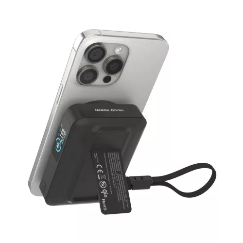 Mobile Origin PB19 10000 mAh Qi2 powerbank beépített USB-C kábellel-8594215998075 10 kép