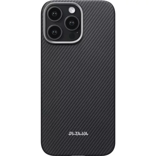  iPhone 16 Pro fekete/szürke Pitaka Ultra-Slim Case (PitaTap) tok-8594184316795 2 kép