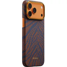 iPhone 17 Pro Max Pitaka Edge Case Breath of Veins Burning Orange tok-8594184318423 1 kép