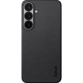 Samsung Galaxy S25 fekete/szürke twill Pitaka Ultra-Slim Case tok-8594184315484 2 kép
