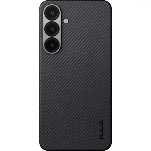 Samsung Galaxy S25 fekete/szürke twill Pitaka Ultra-Slim Case tok-8594184315484 2 kép