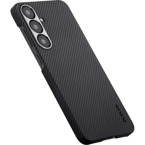 Samsung Galaxy S25 fekete/szürke twill Pitaka Ultra-Slim Case tok-8594184315484 3 kép
