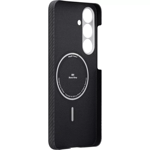Samsung Galaxy S25 fekete/szürke twill Pitaka Ultra-Slim Case tok-8594184315484 7 kép