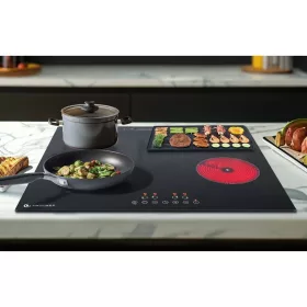 AMZCHEF CE-T-72CB4xyP200-LBHA beépíthető kerámia főzőlap, 4 zón-5905156109650 2 kép