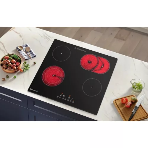 AMZCHEF CE-T-72CB4xyP200-LBHA beépíthető kerámia főzőlap, 4 zón-5905156109650 8 kép