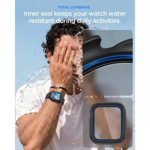 Spigen Thin Fit 360 védőtok beépített edzett üveggel Apple Watch -8800337247251 6 kép