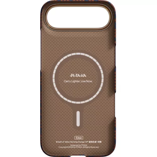  iPhone Air Égő narancssárga Pitaka Edge Case Breath of Veins tok-8594184318362 3 kép