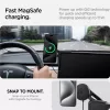 Spigen Tesla TapLock MagSafe autós tartó és töltő, fekete-8809971228176 6 kép