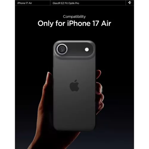 Spigen Glass tR EZ Fit Optik Pro kameralencse-védő üveg 2 db szürk-8800283312638 8 kép
