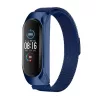 Fém Xiaomi Mi Band 5 / Mi Band 4 / Mi Band 3 fém óraszíj kék-9111201930735 3 kép