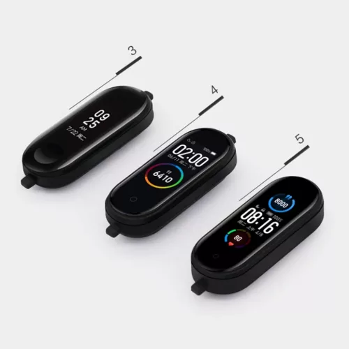 Fém Xiaomi Mi Band 5 / Mi Band 4 / Mi Band 3 fém óraszíj kék-9111201930735 5 kép