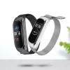 Fém Xiaomi Mi Band 5 / Mi Band 4 / Mi Band 3 fém óraszíj kék-9111201930735 7 kép