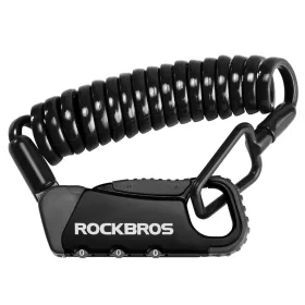 Rockbros RBK6N számzáras kerékpárzár – fekete