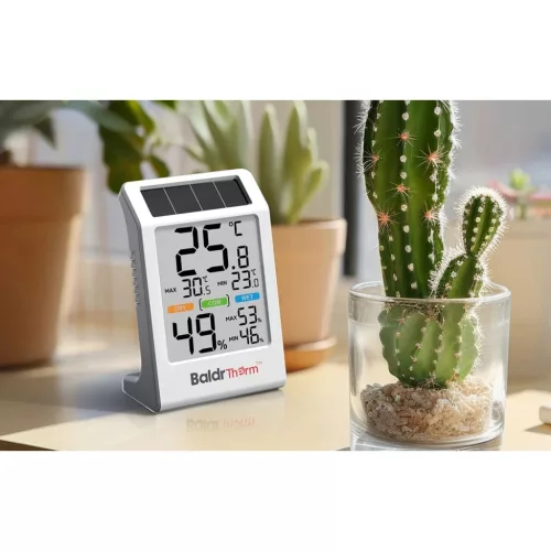 Rainpoint B0590TH-V6 napenergiás hő- és páratartalom-mérő nagy k-5905156105140 5 kép