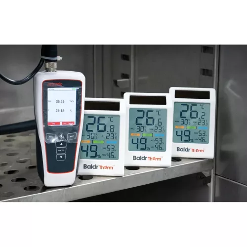 Rainpoint B0590TH-V6 napenergiás hő- és páratartalom-mérő nagy k-5905156105140 7 kép