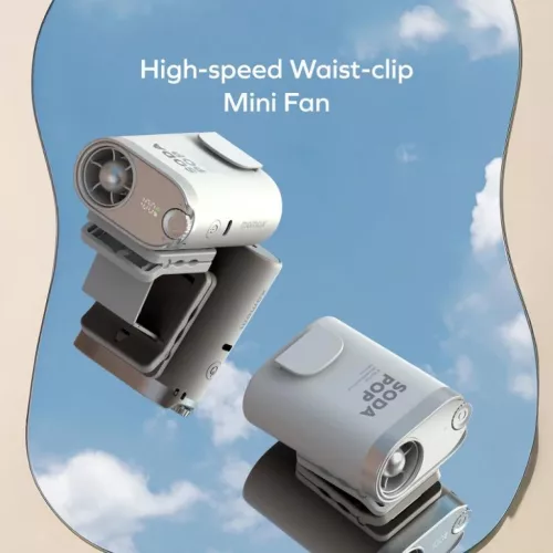 MOMAX IF23 GO CLIP hordható nagysebességű ventilátor (fehér)- 4 kép
