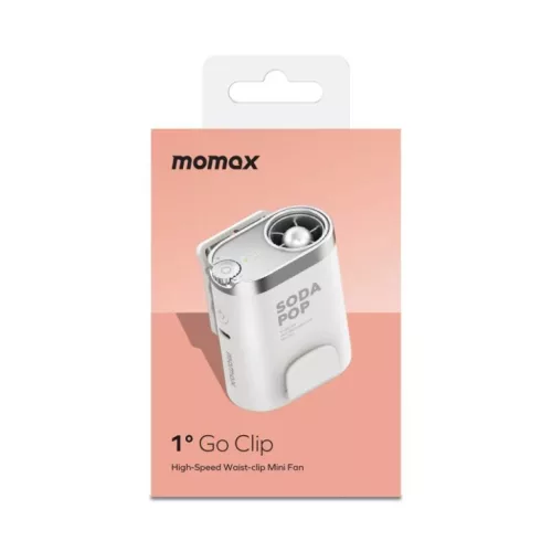 MOMAX IF23 GO CLIP hordható nagysebességű ventilátor (fehér)- 10 kép
