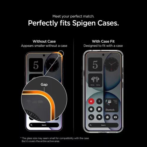 Spigen Glas.tR EZ Fit Pro AC edzett üveg kijelzővédő Nothing Phone-8800337248159 9 kép