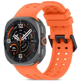    Samsung Galaxy Watch Ultra 1 / 2 2024–2026 (47 mm) mandarin-narancssárga Tech-Protect Silicone Air szilikon óraszíj