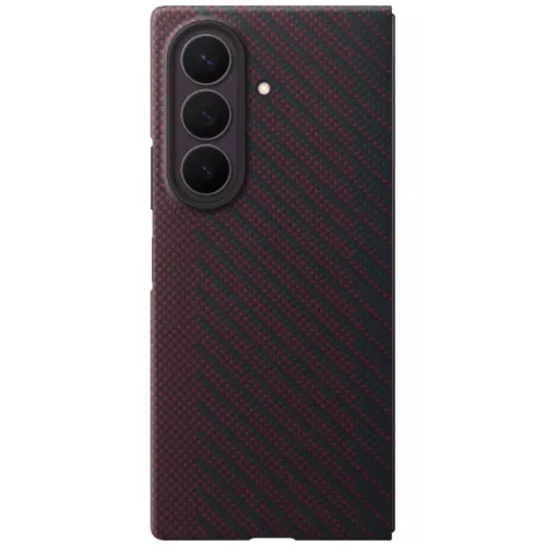 Samsung Carbon Magnet tok Galaxy Z Fold8 Ultra készülékhez, piros-8806099238117 3 kép