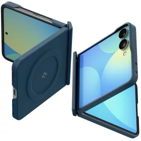 Samsung Galaxy Z Flip8 tengerészkék Spigen Air Skin Aramid MagSafe t-8800337246476 1 kép
