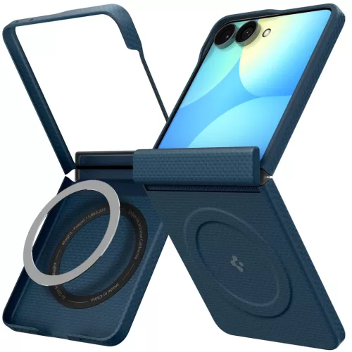 Samsung Galaxy Z Flip8 tengerészkék Spigen Air Skin Aramid MagSafe t-8800337246476 2 kép