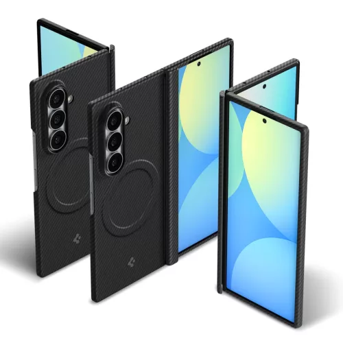 Samsung Galaxy Z Fold8 Ultra fekete Spigen Air Skin Aramid MagFit tok-8800337246438 6 kép