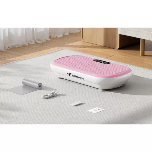 MERACH MR-2440P1 vibrációs platform, rózsaszín-5905156103580 8 kép