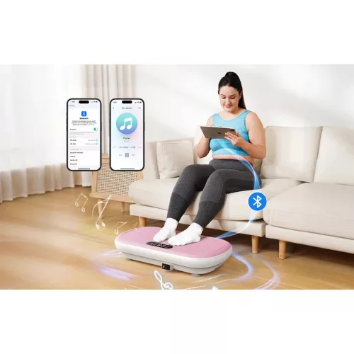 MERACH MR-2440P1 vibrációs platform, rózsaszín-5905156103580 9 kép