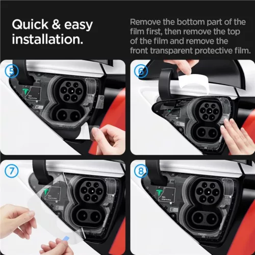 Spigen Tesla Charge Port Wrap Zero One töltőcsatlakozó-védő fóli-8809971225267 2 kép