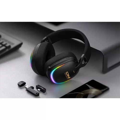 ONIKUMA GT805 vezeték nélküli gamer fejhallgató, fekete-6972470564556 7 kép