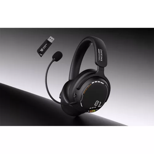 ONIKUMA GT886 vezeték nélküli gamer fejhallgató mikrofonnal, feket-6972470564785 9 kép