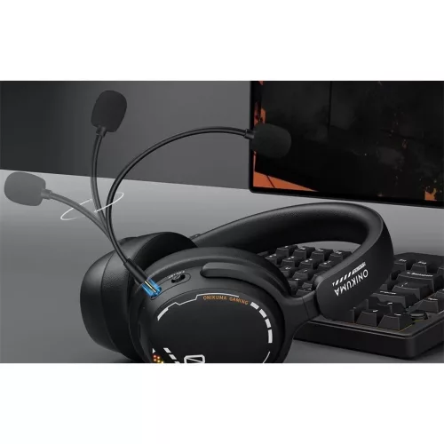 ONIKUMA GT886 vezeték nélküli gamer fejhallgató mikrofonnal, feket-6972470564785 10 kép